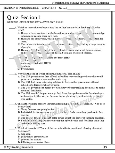 Read Online Chapter Section Quiz Answers 12 