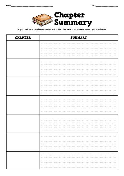 Download Chapter Summary Worksheet 