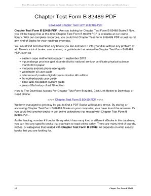 Read Online Chapter Test Form B Chapter 8 Tooboo 