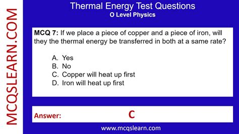Read Chapter Test Thermal Energy Answers 