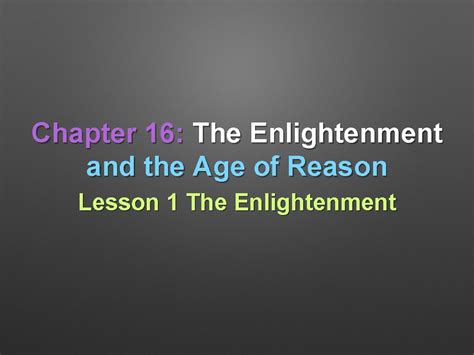 Download Chapter The Enlightenment 16 And The Age Of Reason 