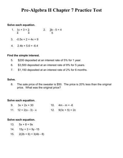 Read Chapter7 Test Algebra 1 Answers Exponents 