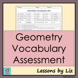 Chapter8 Geometry Vocabulary Test Answer Key