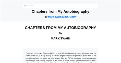 Chapters From My Autobiography