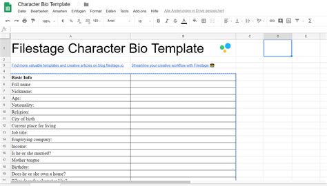 character biography maker