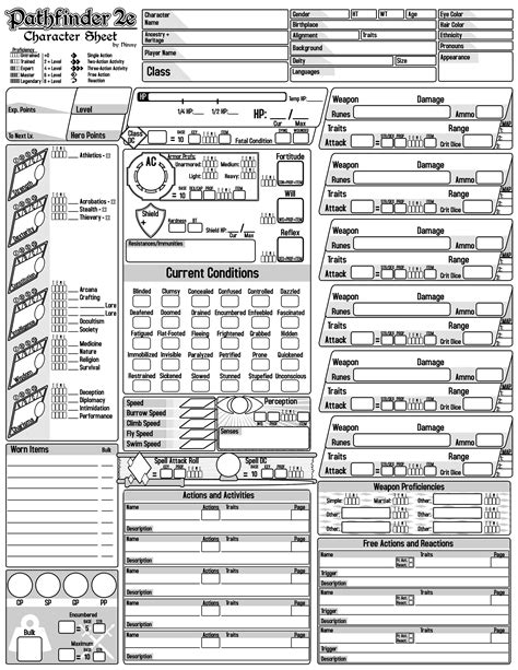 character generator pathfinder