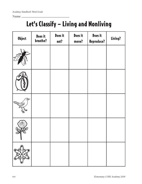 Characteristics Of Living Things Worksheets Characteristics Of Life Worksheet Answers - Characteristics Of Life Worksheet Answers