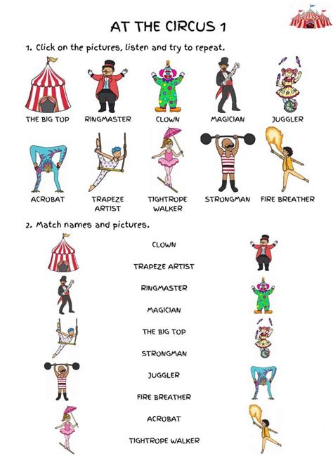 Characters In A Circus
