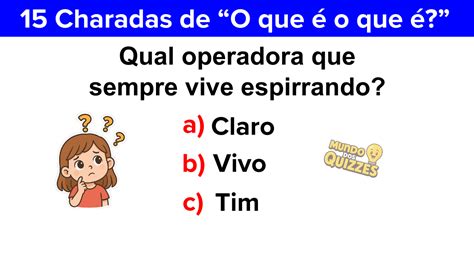 Charadas O Que é O Que é Engraçadas