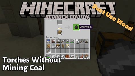 charcoal minecraft bedrock