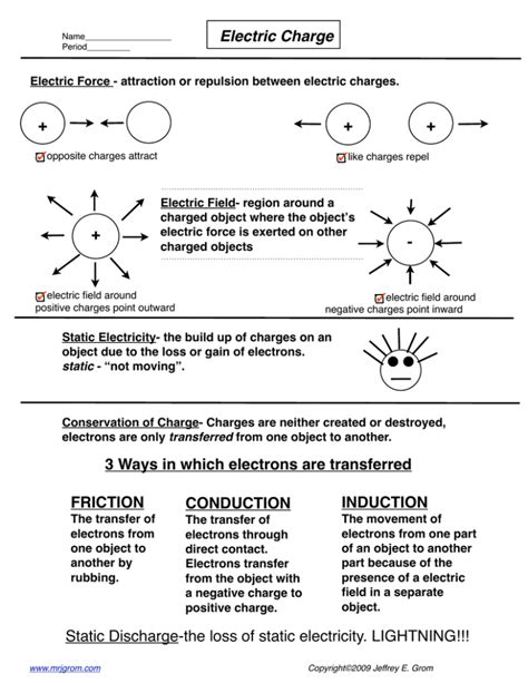 Charging By Induction Worksheet Answers   Some Natural Phenomena Class 8 Worksheet With Answer - Charging By Induction Worksheet Answers