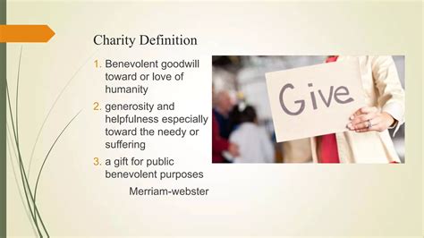 charitable meaning