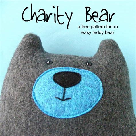 charity teddy bear cutting patterns