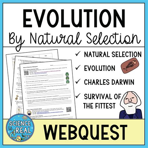 charles darwin and evolution webquest