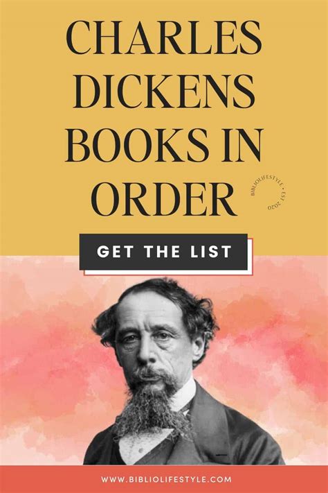 charles dickens books list in order