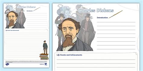 charles dickens one page biography samples