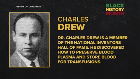 charles drew biography with he inventor