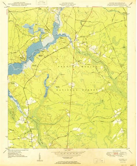 charles grainger huger sc map