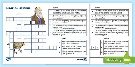 charles robert darwin biography summary worksheet pdf