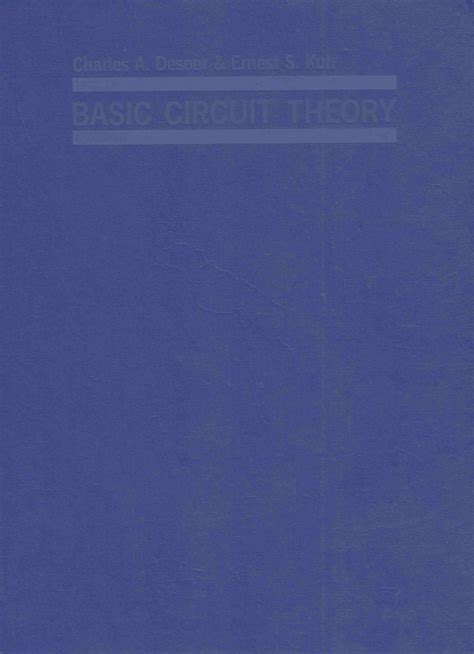 Read Online Charles Desoer Circuit Theory Solution 