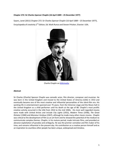 charlie chaplin biography hda architects