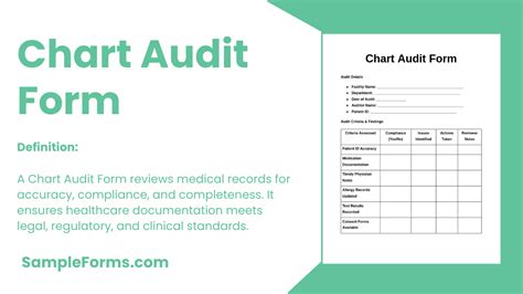 Chart Audit Form For Electronic Medical Records