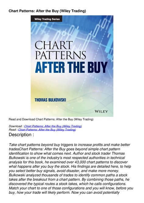 Chart Patterns After The Buy Wiley Trading