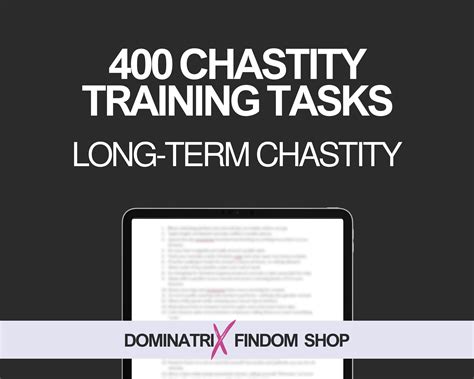 Chastity Tasks