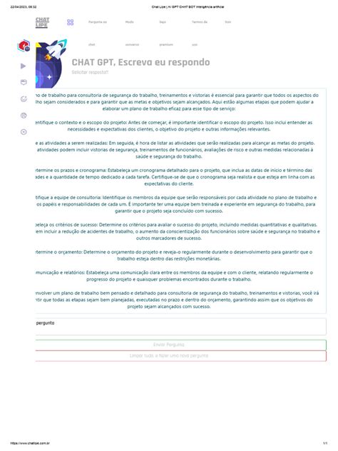 Chat Gpt Lipe