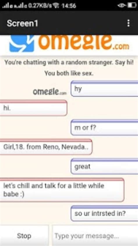 chat omegle app