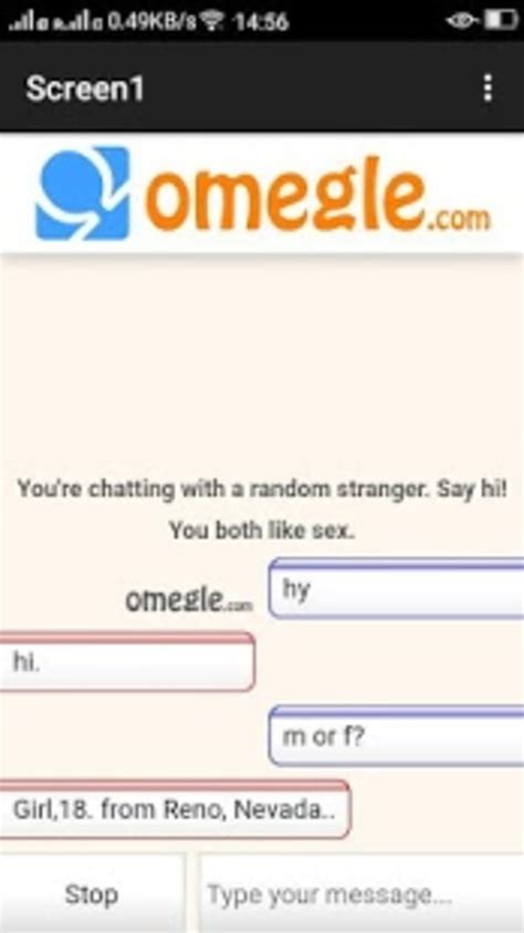 chat omegle app