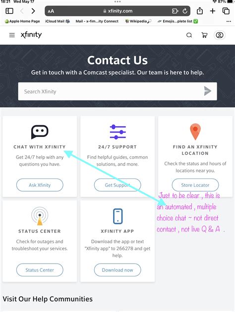 Chat With An Xfinity Agent