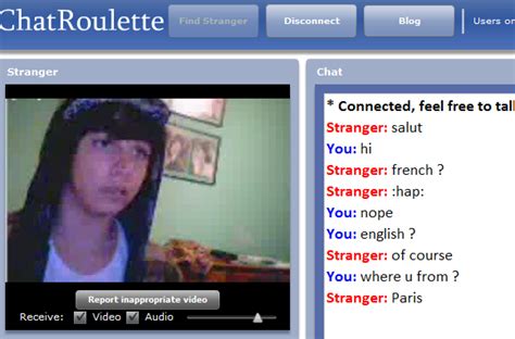 chatroulette talking to strangers