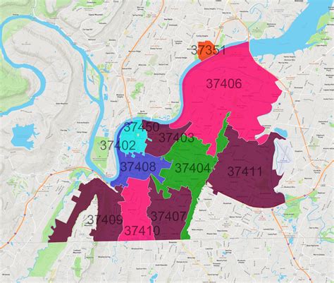 chattanooga tennessee zip code