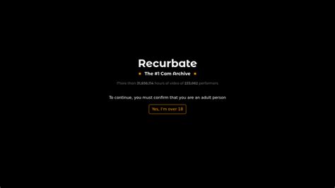 chaturbate recurbate