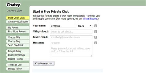chatzy chat room
