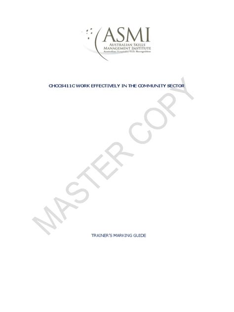 Download Chccs411C Guide For Trainer 