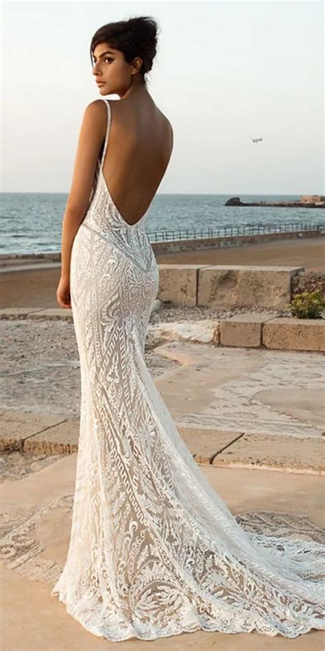 Cheap Lace Wedding Dress Back