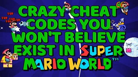 cheat code super mario world