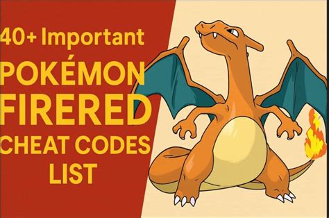 Cheat Codes Fire Red Pokemon