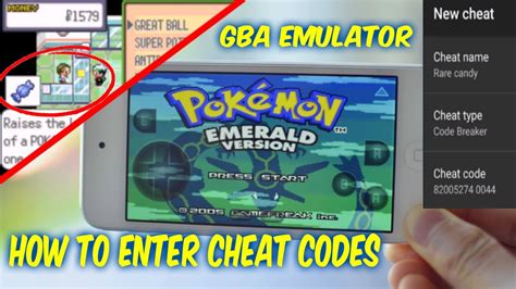 Cheat Codes Pokemon Emerald Gba