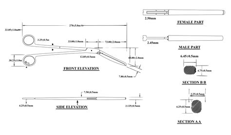 Cheatle Forceps Diagram