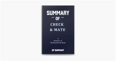 Check And Mate Summary