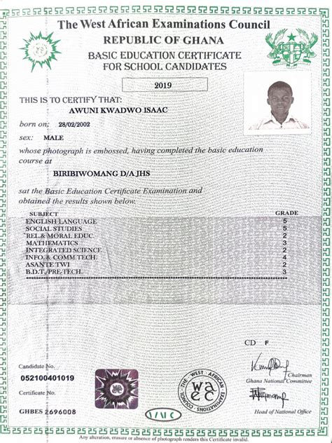 Check Basic Education Certificate Examination Results