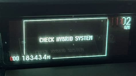 Check Hybrid System Prius