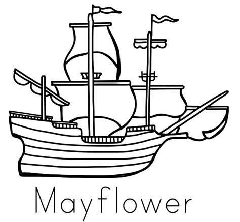 Check Out This Cute Mayflower Coloring Page Before Pilgrims Mayflower Coloring Pages - Pilgrims Mayflower Coloring Pages