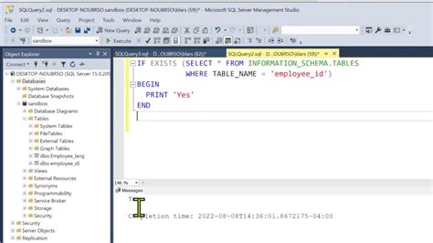 check table exists in sql