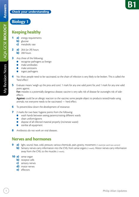 check your understanding answers science 10