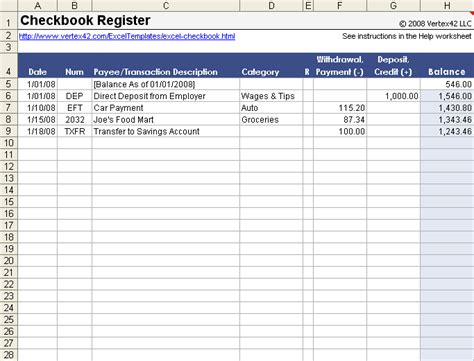 Checkbook Register Excel Worksheet Templates At Reconciling An Account Worksheet - Reconciling An Account Worksheet