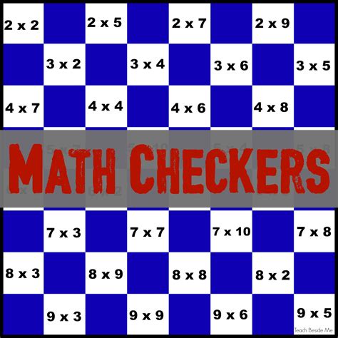 Checkers Math Playground